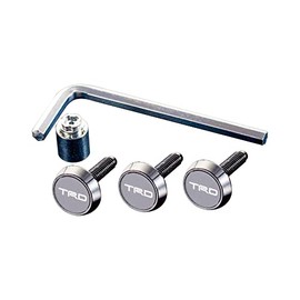 TRD/TOYOTA License Plate Bolt with Security Part Number: MS010-00028