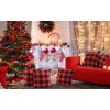 Unbranded Stylish Black & Red Plaid Pillow Covers for Any