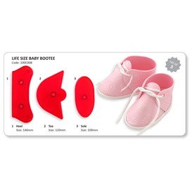 JEM - Life Size Baby Bootee / Booties - Sugarcraft Cutters