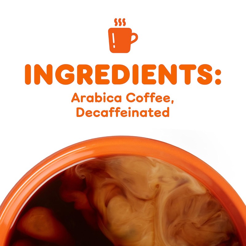 Dunkin' Original Blend Medium Roast Decaf Ground Coffee, 12 Ounce