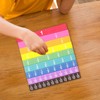 predolo 51Pcs Colorful Fraction Cubes Math Materials Learn Fraction Equivalence