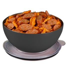 served Large Serving Bowl (100oz / 3Q) Vacuum-Insulated and Double-Walled with Double-Walled Lid to Keep Food Hot or Chilled for Hours for tailgates, potlucks, picnics, meal trains, and more