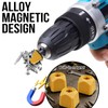 4Pcs Screwdriver Head Magnetic Ring, Screw Ring Set Removable Household