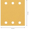 Bosch Bosch 10x EXPERT C470 Schleifpapier mit 6 L?chern (fr