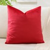 Artscope Luxury Velvet Cushion Covers Decorative Square Pillowcases Soft Solid