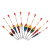VICASKY 10pcs Fishing Floats Set High Buoyancy Foamed Buoy Bobbers
