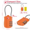 NAGE Luggage Locks, 3-Digit Security Suitcase Padlocks, Luggage Locks for