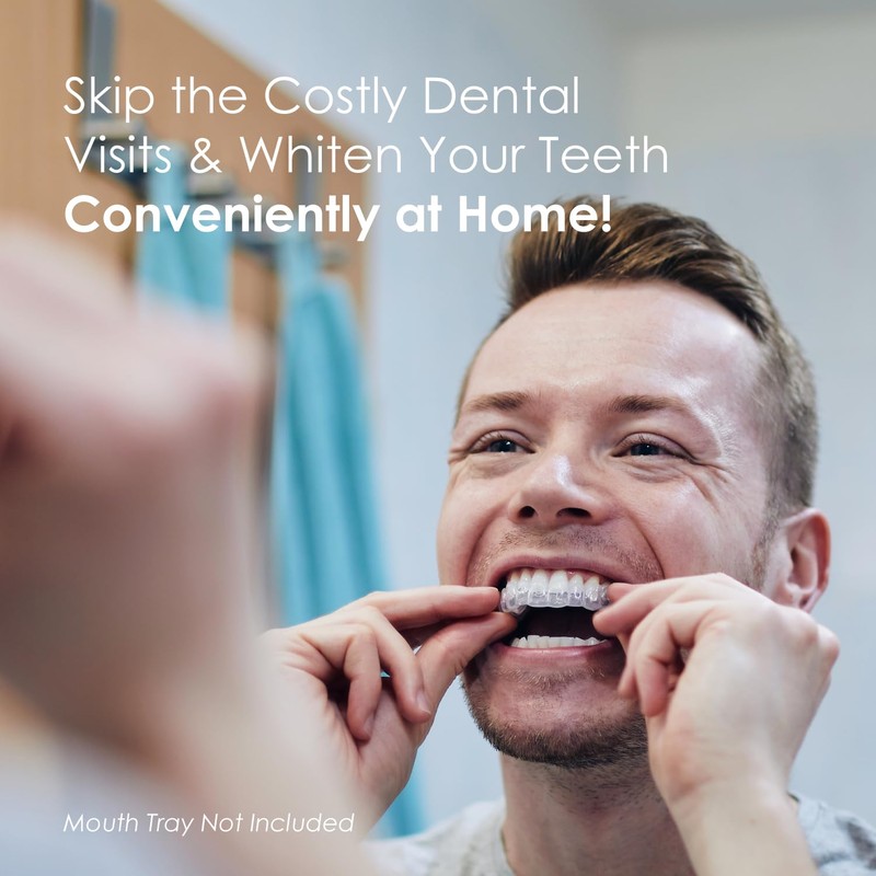 Whiter Image Professional Dental-Grade Teeth Whitening Gel, Sensitivity-Proof, 9% Hydrogen