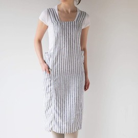 Anita Anston Linen Full Apron A320 [Lino e Lina/Lino e Lina]