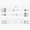 BAYM Solar Panel Y Branch 2 to 1 MMF +