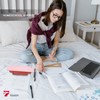 Pink Mini Desktop Pure Glass Whiteboard, Small Slope Slick Desk