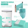 USBOO Refills Compatible with Dekor PLUS Diaper Pail,8 Pack Disposable