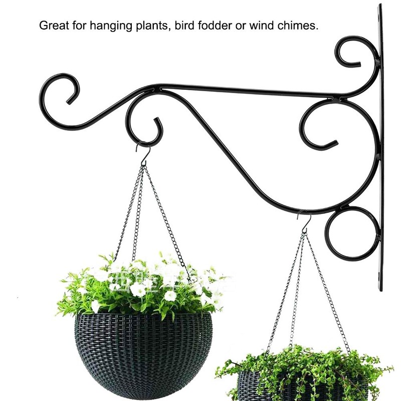 Haofy Plant Hanger Bracket, Iron Plant Hook Hanging Wall Hanger