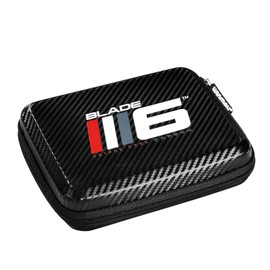 WINMAU Blade 6 XL Dart Case for Darts and Accessories, black, Modern