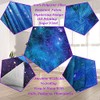 Roveking Bohemian Elephant Tapestry, Blue Galaxy, M/51.2" × 59.1", Living