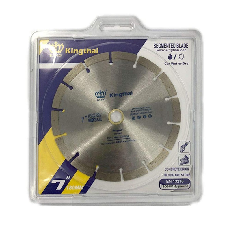 Kingthai 9 Inch Wet Dry Segmented Cutting Concrete Diamond Saw