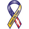 CafePress Support Our Troops Ribbon Rectangle Car Bumper Magnet