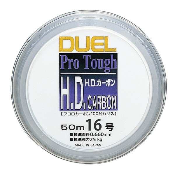 Duel H856 Harris H.D. Fluorocarbon 164.0 ft (50 m), No. 16, 55, Clear