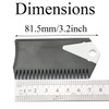 Pro Bamboo Kitchen Surfboard Wax Comb 81x40mm Non-Slip Wax Scraping