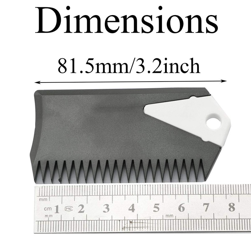 Pro Bamboo Kitchen Surfboard Wax Comb 81x40mm Non-Slip Wax Scraping