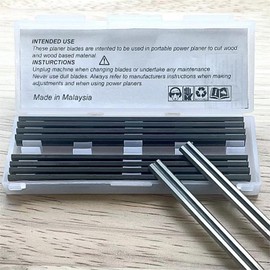 DuPro Premium Carbide 3-1/4 Inch Planer Blades for Electric Hand Portable Wood Planer, Woodworking Replacement Handheld Planner Knives, Tungsten TCT 82mm(10 Pack)