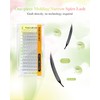 NAGARAKU Premade Anime Narrow Spire Fans 0.07 D Curl 12mm