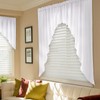 Valea Home Soft Burlap Look Swag Curtains Rustic Natural Rod
