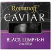 Romanoff Caviar Black Lumpfish, 2 oz, Whole