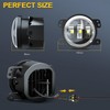NSDXCT 4 Inch Round Fog Lights For Jeep Wrangler JK