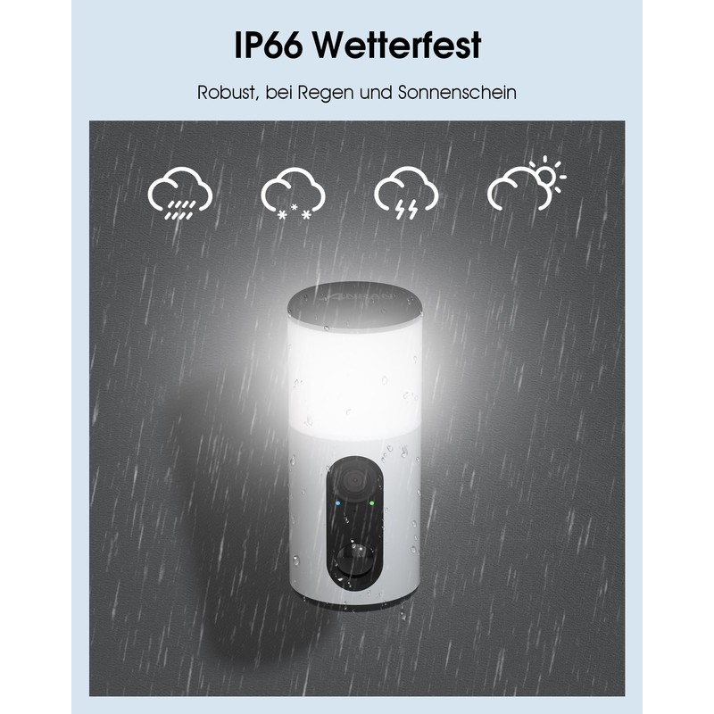 ANRAN 2K Outdoor Security Camera WiFi Enabled Motion Detection 2