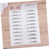 SAFIGLE 2pcs Eyebrow Stickers Imitation Hair Like Transfer Tool for