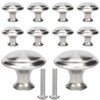 oumuik Furniture Knobs, Furniture Knobs, Pack of 10, Silver Drawer