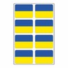 Generisch Set of 8 Ukraine Flag Stickers | Car Sticker