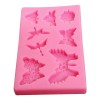 Innova Market Molde De Silicón Para Repostería Mariposas Rosa 8