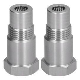 2Pcs Oxygen Sensor Adapter Welding Plug Engine Auxiliary with Filter Auto Parts M18x1.5