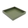Montecito Home - 10"x10" Small Square Wood Decorative Tray for