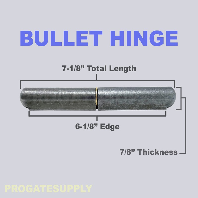 GatorPro 7" Bullet Hinge Weld on Lift Off Tear Drop