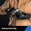 toolant NITRILE Fully-soaked Winter Work Gloves(knitwrist), Black,2XL, 1pcs