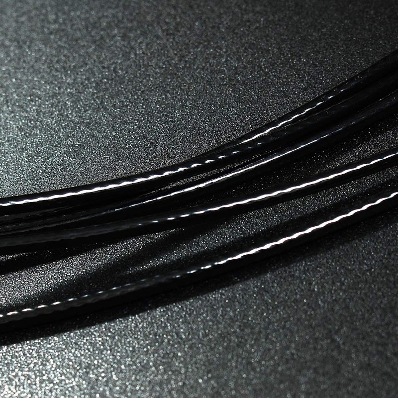 TAKASUE Black Wire 0.2 inch (4 mm), 31.5 inches (80