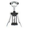 Ultimo Wing Corkscrew, Open Spiral Worm with built-in Foilcutter BLACK