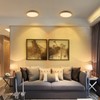 Taoellen Led Ceiling Light 3000K Warm White, 9.09in 120W Equivalent,