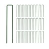 Artificial Grass Pins, U-shaped Pins, Green (5.9 inches (150 mm),