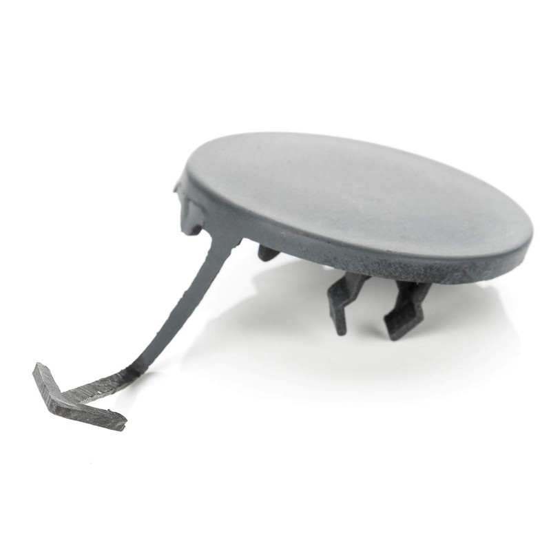 LST Towing Eye Cover Cap Front Right Black 6R 2009-2017