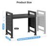 Expandable Microwave Stand Countertop, 2-Tier Adjustable Microwave Oven Rack with