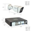 HIKJBSET 5MP Security Camera System with Motion Detection, 4CH 5IN1