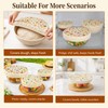 3 Pcs Reusable Beeswax Bowl Covers for Bread Proofing, 100%