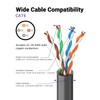 VCELINK Tool-Free RJ45 Connector, CAT6 No-Crimp Compact UTP Reusable Plug