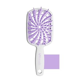 UNbrush Plus Detangling Hair Brush - Gentle Tangle Release, Reduced Dreakage, Decreases hair drying time, Easy-to-Clean, Ultra Light, Soft Bristle:_Sugar Plum