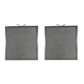 HASME 2-Pack Replacement Filter for Broan Replaces for 99010317 S99010317 Fits for BPQTAF WA6500 QT2000 WA65F BPQTF 11 1/4" x 11 3/4" x 3/8"