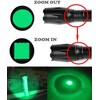 L'lysColors 4 in 1 LED Flashlight, White, Red, Green &